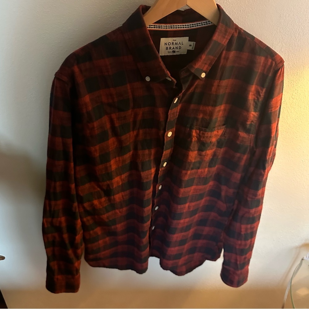 The Normal Brand Plaid Shirt size M Men